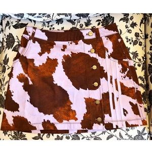 adidas x ivy “rodeo” park cow skirt